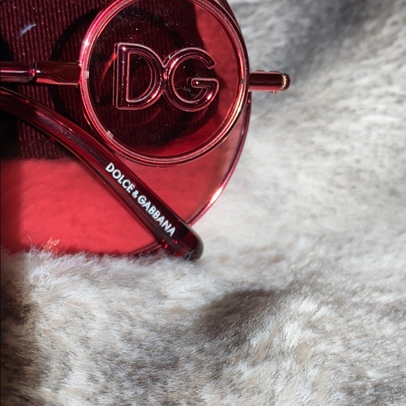 D&G Gorgeous Red Logo Sunglasses main image 2